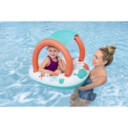image-Bestway Inflatable Kids Boat Comfort 84x67 cm +3 Years Beach Pool 34203