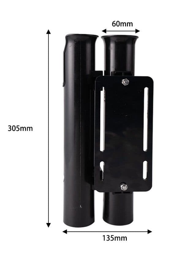 image-Motorcycle Electric Bicycle Fishing Rod Rack Pipe Clamp