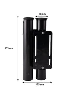 image-Motorcycle Electric Bicycle Fishing Rod Rack Pipe Clamp