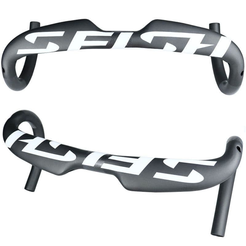 image-Carbon Fiber Road Bike Bent Handlebar 380400420440mm Innerline Bicycle Handle Bar