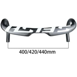 image-Carbon Fiber Road Bike Bent Handlebar 380400420440mm Innerline Bicycle Handle Bar