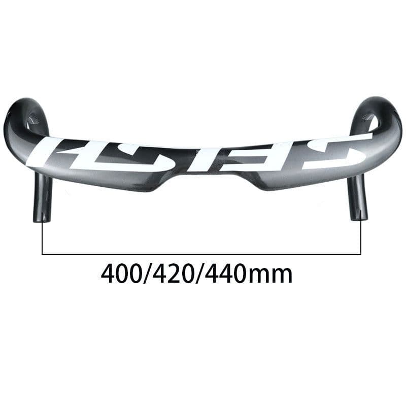 image-Carbon Fiber Road Bike Bent Handlebar 380400420440mm Innerline Bicycle Handle Bar