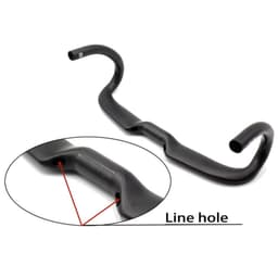 image-Wei Bike Bent Handlebar Road Bike Matt Carbon Fiber Handlebar