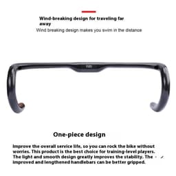 image-Non-standard Road Bicycle Carbon Fiber Drop Bar Ultra-light Handle Accessories