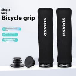 image-Sponge Handle Cover Mountain Bike Ultra-light 41g Shock Absorber Lock Handle Cover