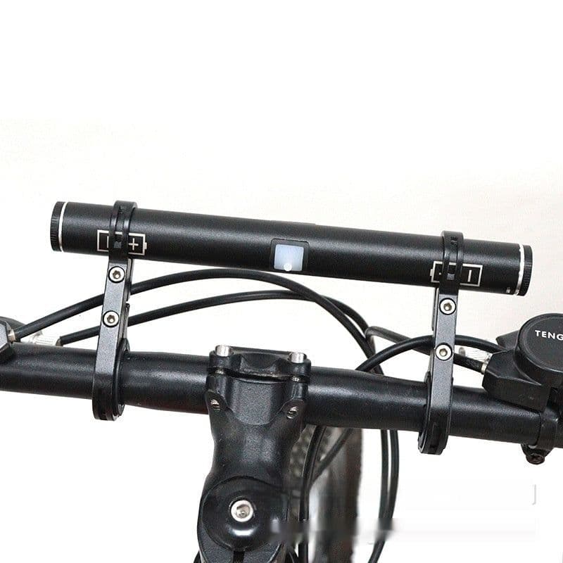 image-Bicycle 20cm Aluminum Alloy Extension Rack Usb Rechargeable Battery Detachable