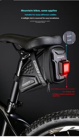 image-Bicycle Saddle Box Saddle Bag Mountain Bike Fixture And Fitting