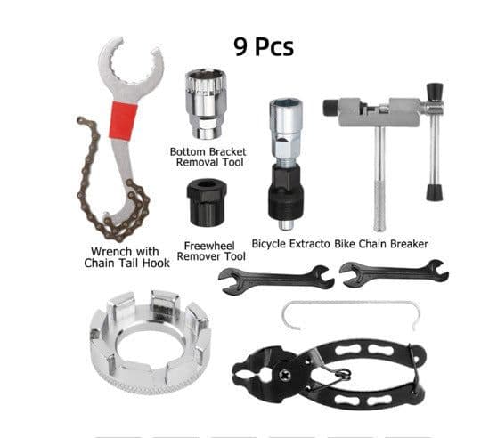 image-Bicycle Repair Tools Suit Mountain Bike Repair Chain-cutting Device