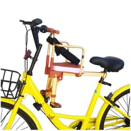 image-Aluminum Alloy Shared Bicycle Children's Seat Front Portable Folding Seat