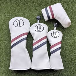 image-Simple Golf Club Sleeve Protective Cover Wooden Pole Head Cover Fairway