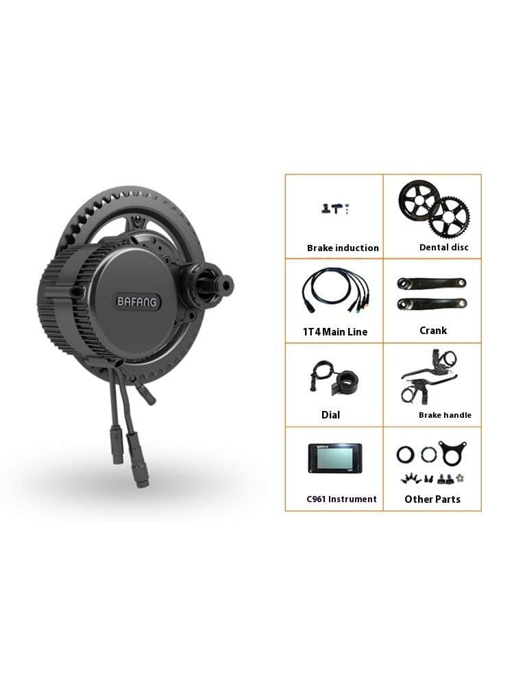 image-250W Color Screen Instrument Mountain Bike Modification Kit