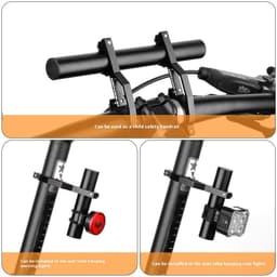 image-Bicycle Aluminum Alloy Extension Bracket Mountain Bike Handle Extension