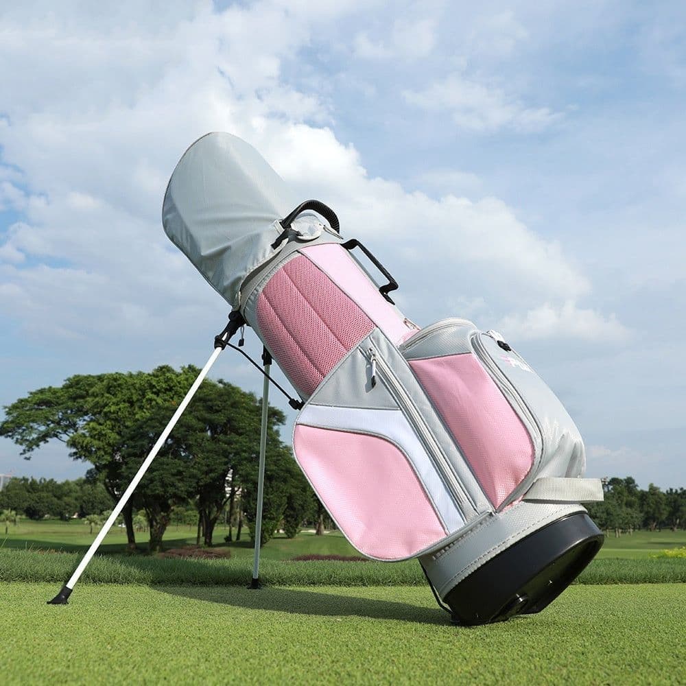 image-PGM Golf Bag Ball Bag Women's Bracket Ball Bag Lightweight Caddie Bag Backpack