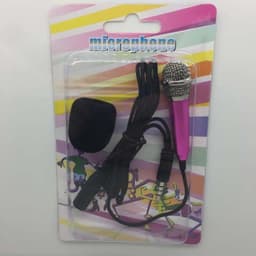 image-Mini Karaoke Condenser Wired 3.5mm Microphone Mic Mobile Phone For Android
