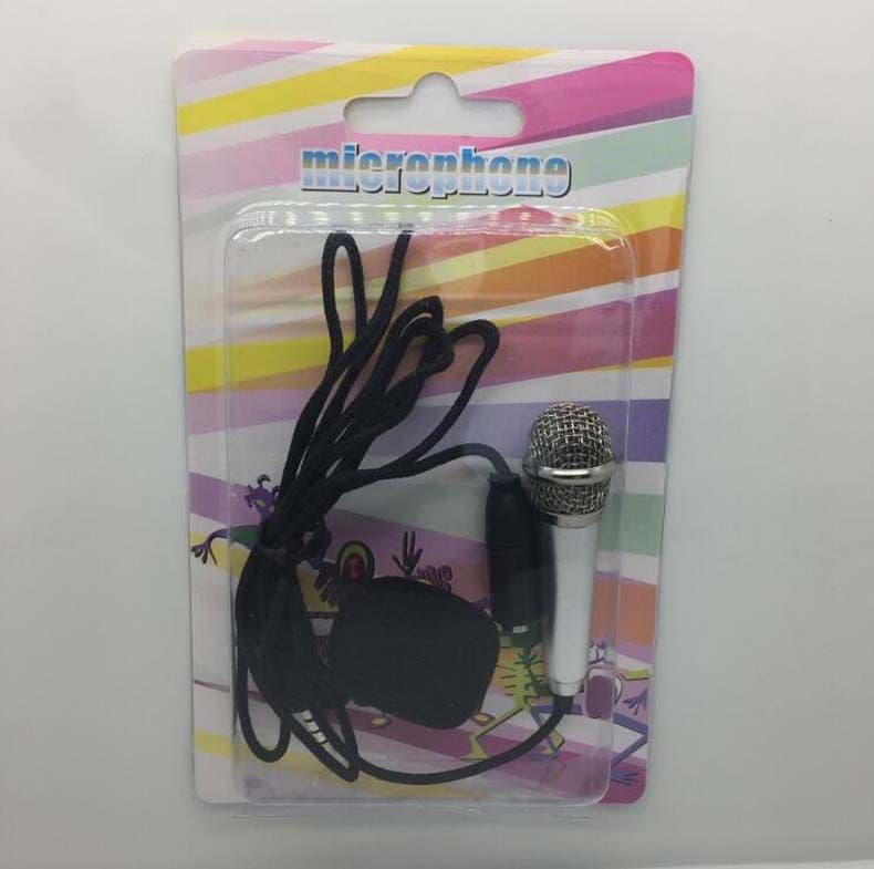 image-Mini Karaoke Condenser Wired 3.5mm Microphone Mic Mobile Phone For Android