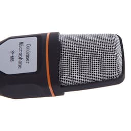 image-Mic Wired With Holder Clip For Chatting Singing Karaoke Pc L