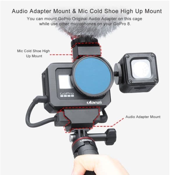 image-Sports Camera Anti-fall Cold Boots Expand Vlog Camera Photography