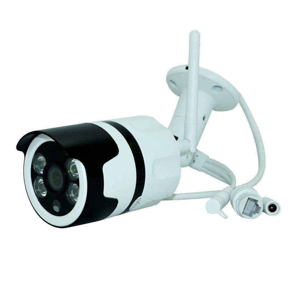 image-Wireless Card Gun Machine Outdoor Waterproof Wifi Surveillance Camera Infrared White Light Home Cctv