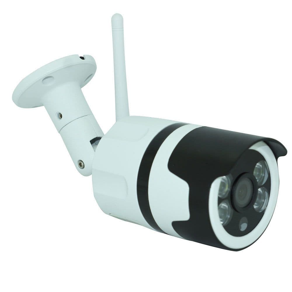 image-Wireless Card Gun Machine Outdoor Waterproof Wifi Surveillance Camera Infrared White Light Home Cctv