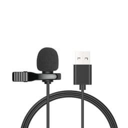 image-Compatible with Apple , Metal Lavalier One-point Two-amplifier Microphone Mini Live Recording Collar Clip Earphone Microphone