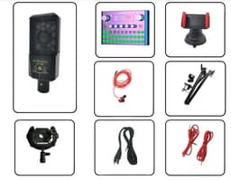 image-F007plus Special Live Broadcast Equipment, Sound Card, Mobile Phone, Computer, Universal Internet Celebrity Singing And Microphone Equipment