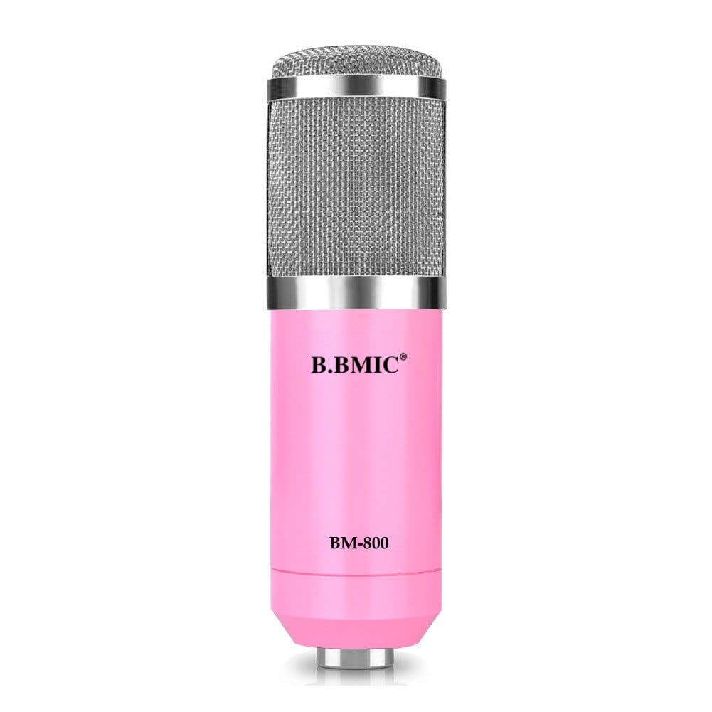 image-BM800 Condenser Anchor Microphone Recording Live Microphone Set