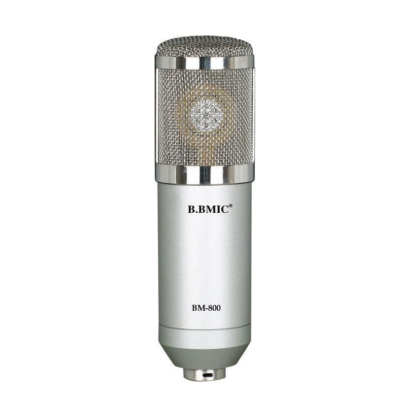 image-BM800 Condenser Anchor Microphone Recording Live Microphone Set