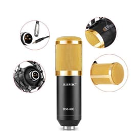image-BM800 Condenser Anchor Microphone Recording Live Microphone Set