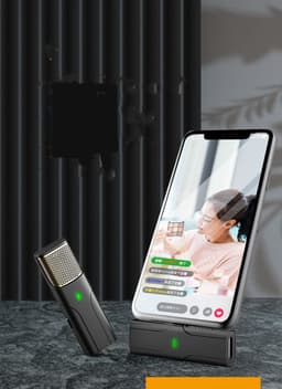image-Live Microphone Lavalier Wireless Radio Bluetooth Recording Equipment