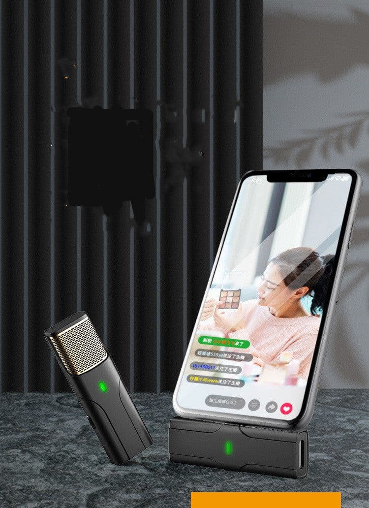 image-Live Microphone Lavalier Wireless Radio Bluetooth Recording Equipment