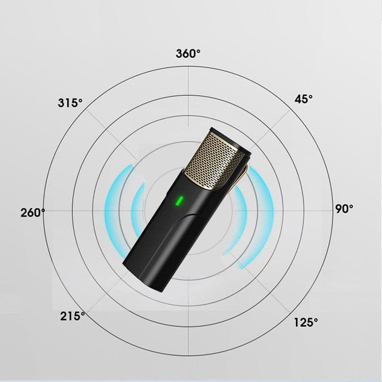 image-Live Microphone Lavalier Wireless Radio Bluetooth Recording Equipment