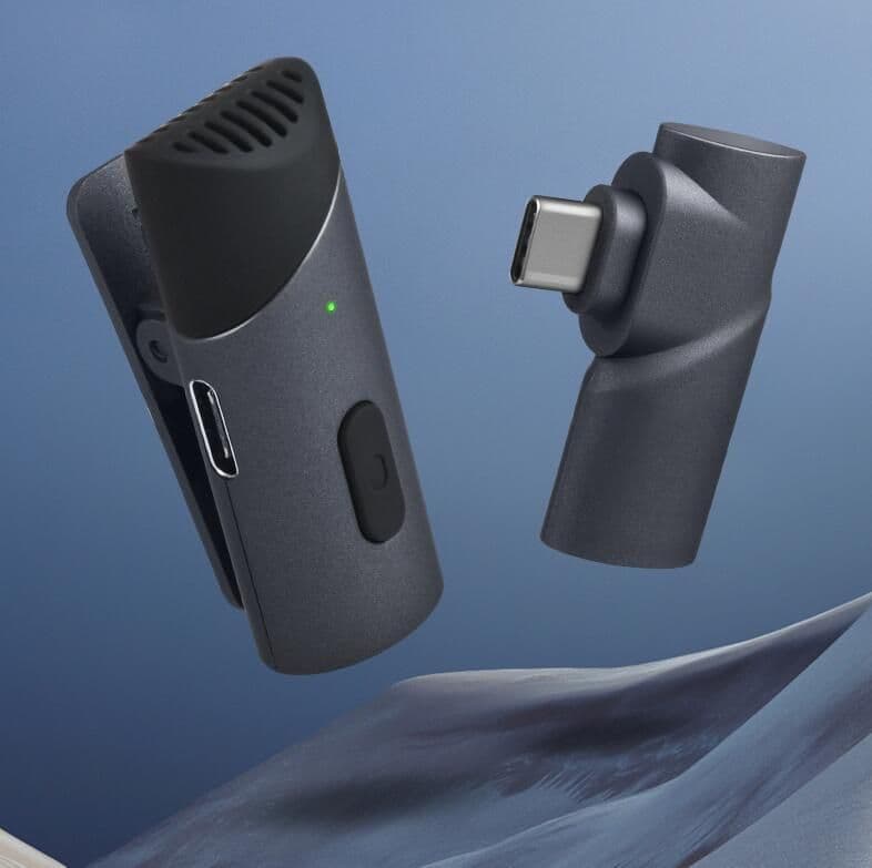 image-Mobile Phone Outdoor Live Broadcast Noise Reduction Recording Wireless Lavalier Microphone