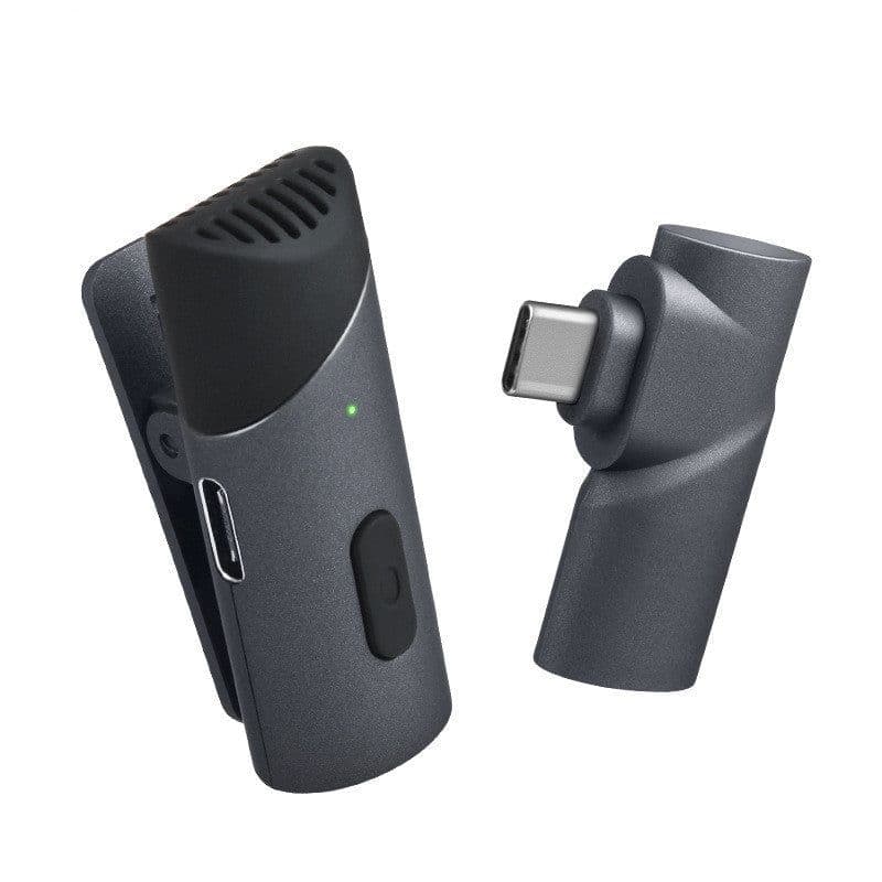 image-Mobile Phone Outdoor Live Broadcast Noise Reduction Recording Wireless Lavalier Microphone