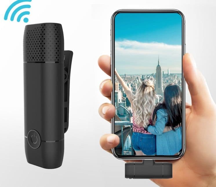 image-Live Mobile Phone Noise Reduction Microphone Small Microphone Mini Radio