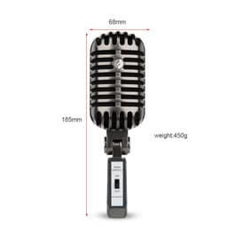 image-Professional Retro Condenser Microphone K Song Live Recording Equipment