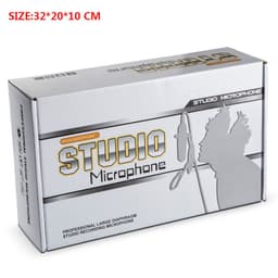 image-Professional Retro Condenser Microphone K Song Live Recording Equipment