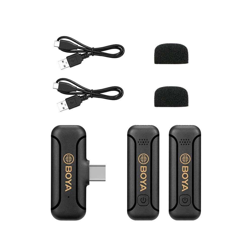 image-Clip-on Radio Microphone Recording Noise Reduction Portable Interview