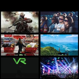 image-New VRG Pro 3D VR Glasses Virtual Reality Full Screen Visual Wide-Angle VR Glasses For 5 To 7 Inch Smartphone Eyeglasses Devices