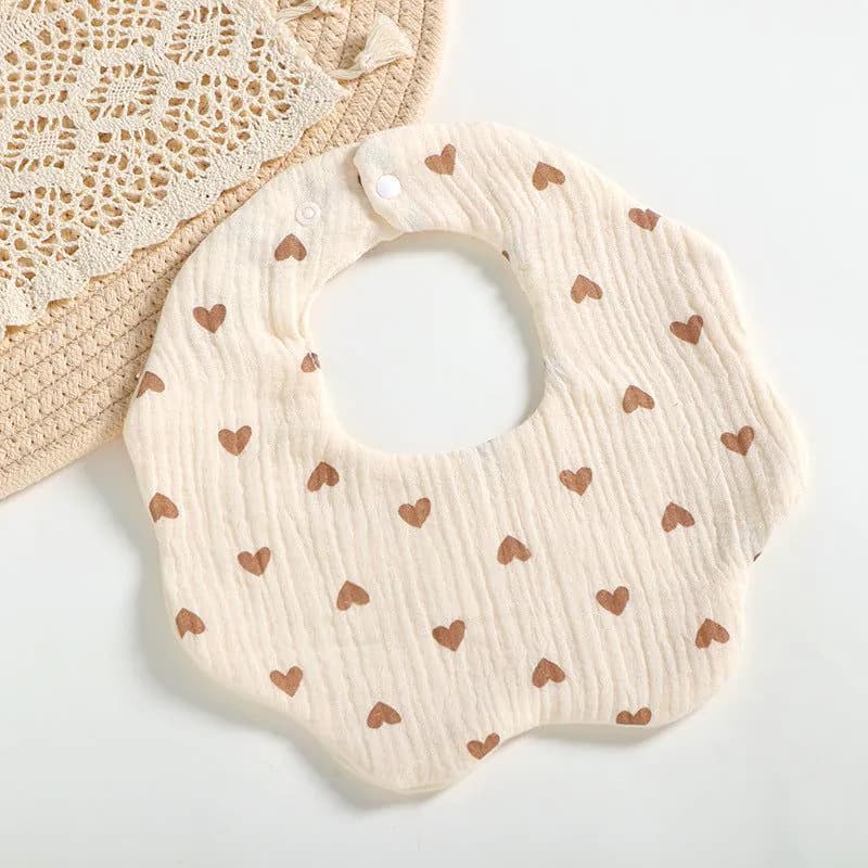 image-Cartoon Baby Supplies Cotton Anti Spitting Water Towel