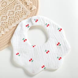 image-Cartoon Baby Supplies Cotton Anti Spitting Water Towel