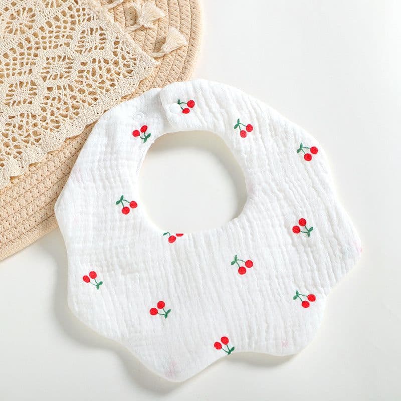 image-Cartoon Baby Supplies Cotton Anti Spitting Water Towel