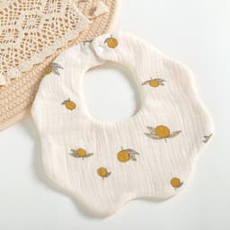 image-Cartoon Baby Supplies Cotton Anti Spitting Water Towel