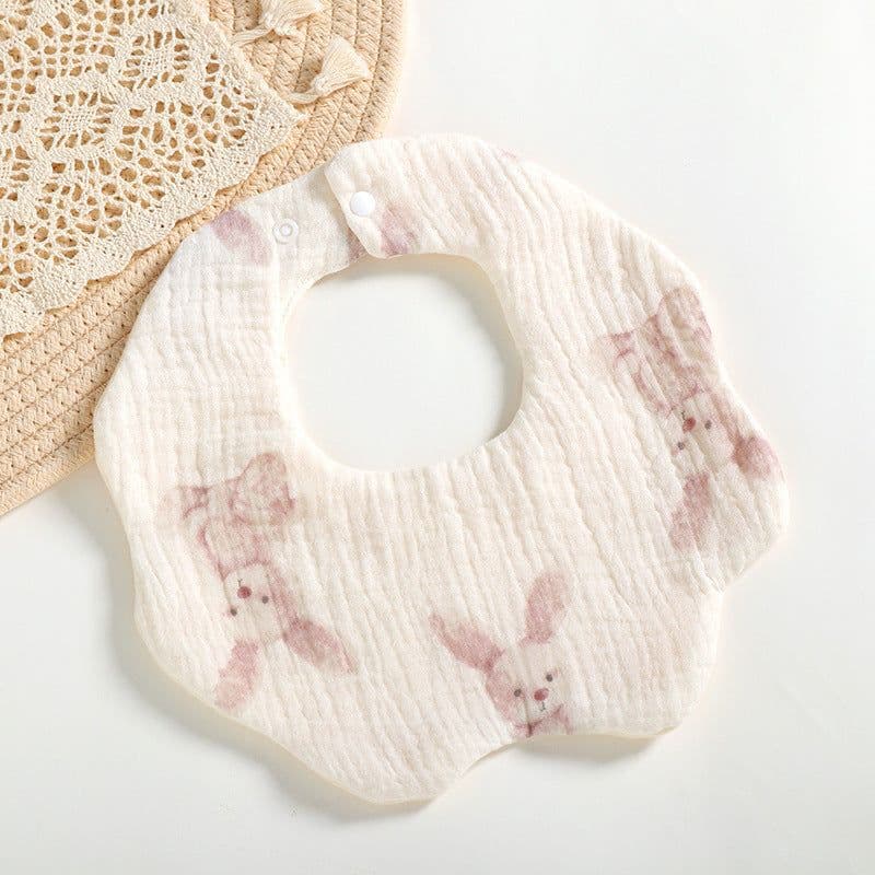 image-Cartoon Baby Supplies Cotton Anti Spitting Water Towel