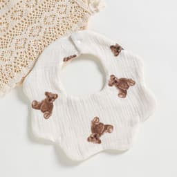 image-Cartoon Baby Supplies Cotton Anti Spitting Water Towel
