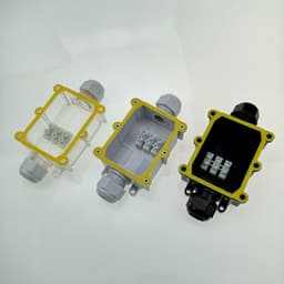 image-IP68 Waterproof Six-way Outdoor Cable One In Five Out Fountain Light Junction Box