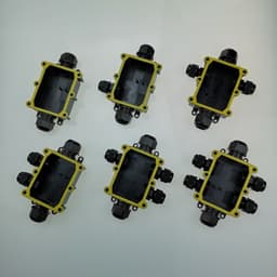 image-IP68 Waterproof Six-way Outdoor Cable One In Five Out Fountain Light Junction Box