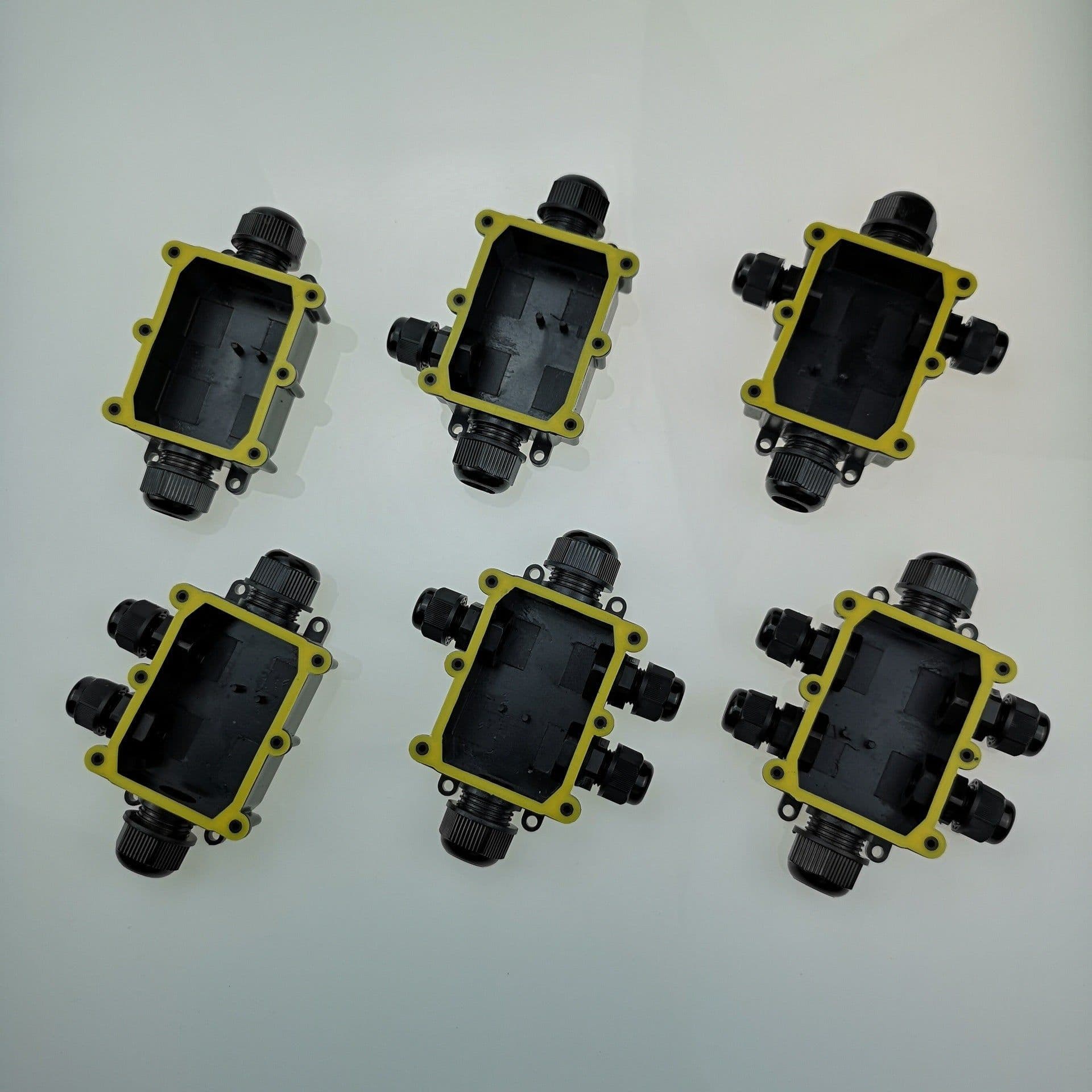 image-IP68 Waterproof Six-way Outdoor Cable One In Five Out Fountain Light Junction Box
