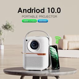 image-P10 2023 New Super Clear Cross-border Household Mini Portable LCD Projector Android Projector Outdoor