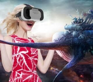 image-Casque Headset Shinecon Virtual Reality Glasses 3D Helmet 3 D Google Cardboard For Smart Phone Smartphone Lens Daydream