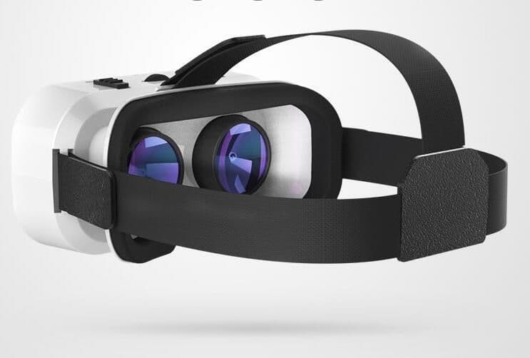 image-Casque Headset Shinecon Virtual Reality Glasses 3D Helmet 3 D Google Cardboard For Smart Phone Smartphone Lens Daydream